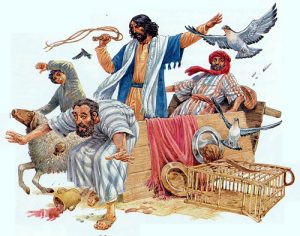 chasing out the moneychangers