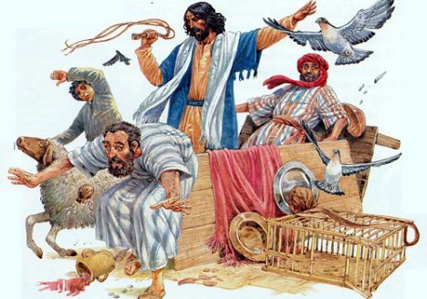 chasing out the moneychangers